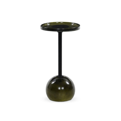 Viola Accent Table Moss Glass