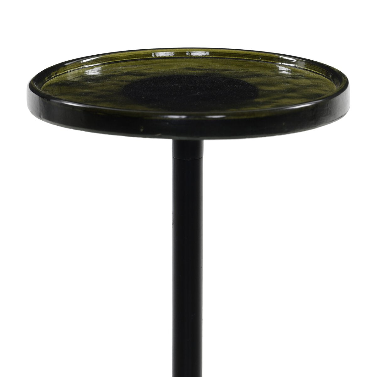 Viola Accent Table Moss Glass