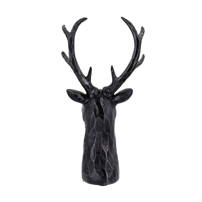 Darby 8-Point Deer Head Black