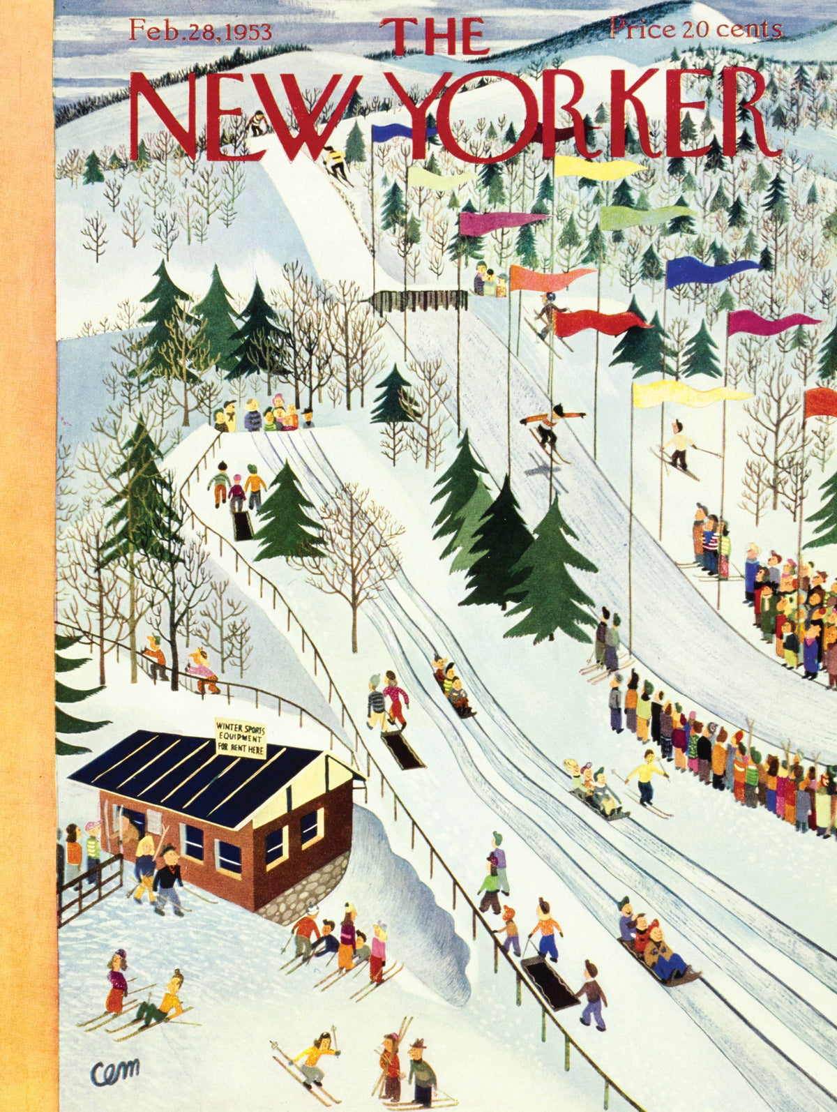 Sledding and Skiing - 1000 Piece Jigsaw Puzzle