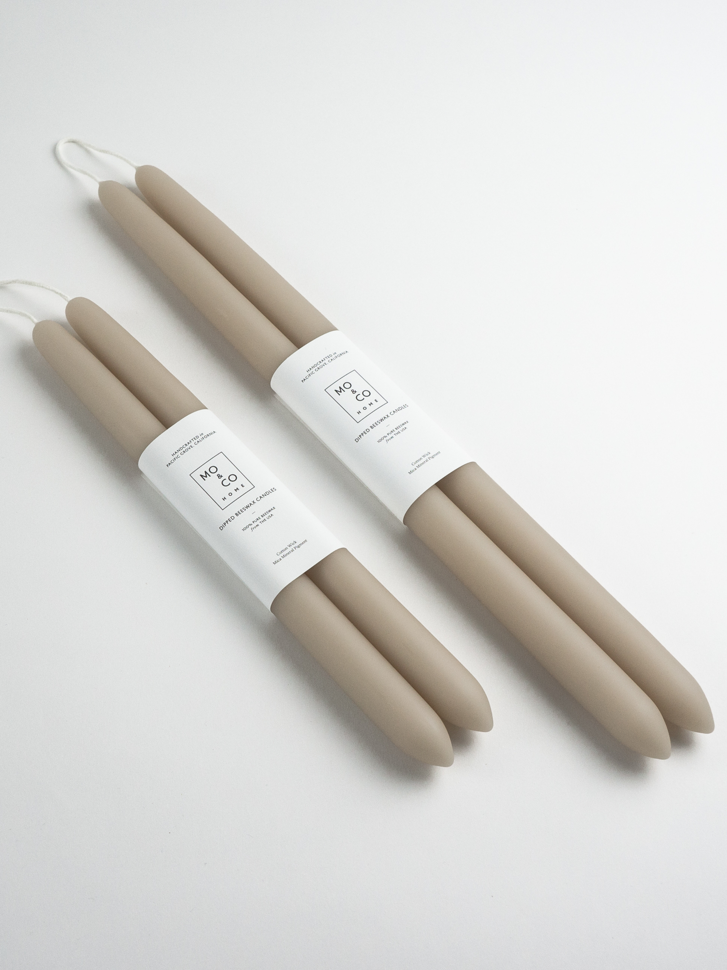 Clay Taper Candles 10 Inch