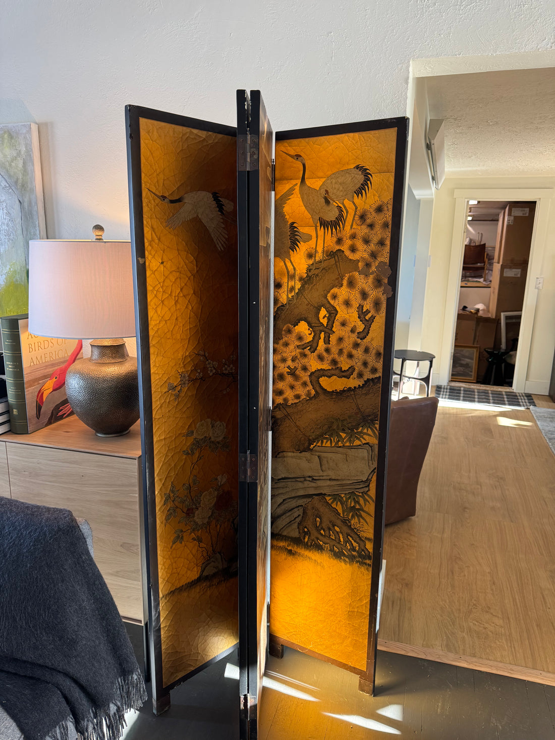 Gold Oriental Screen