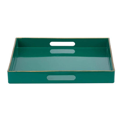 Mimosa Square Tray,Turquoise