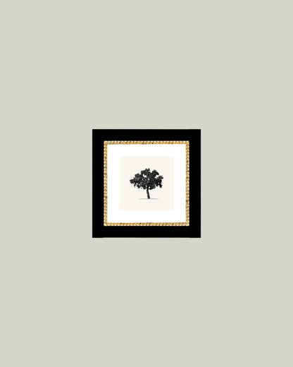 Tree Framed Antique Art: 15x15