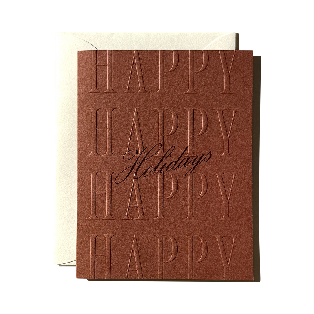 Happy Holidays No. 47: Chestnut / Single Card