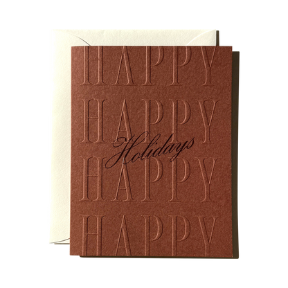 Happy Holidays No. 47: Chestnut / Single Card