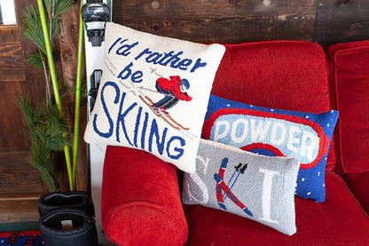 Ski Hook Pillow