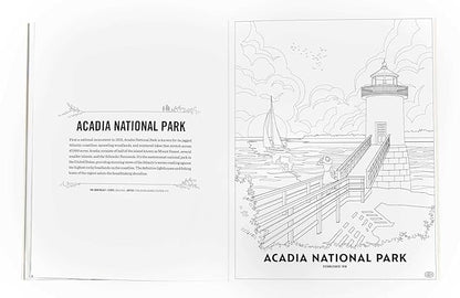 Art of the National Parks: Coloring Book