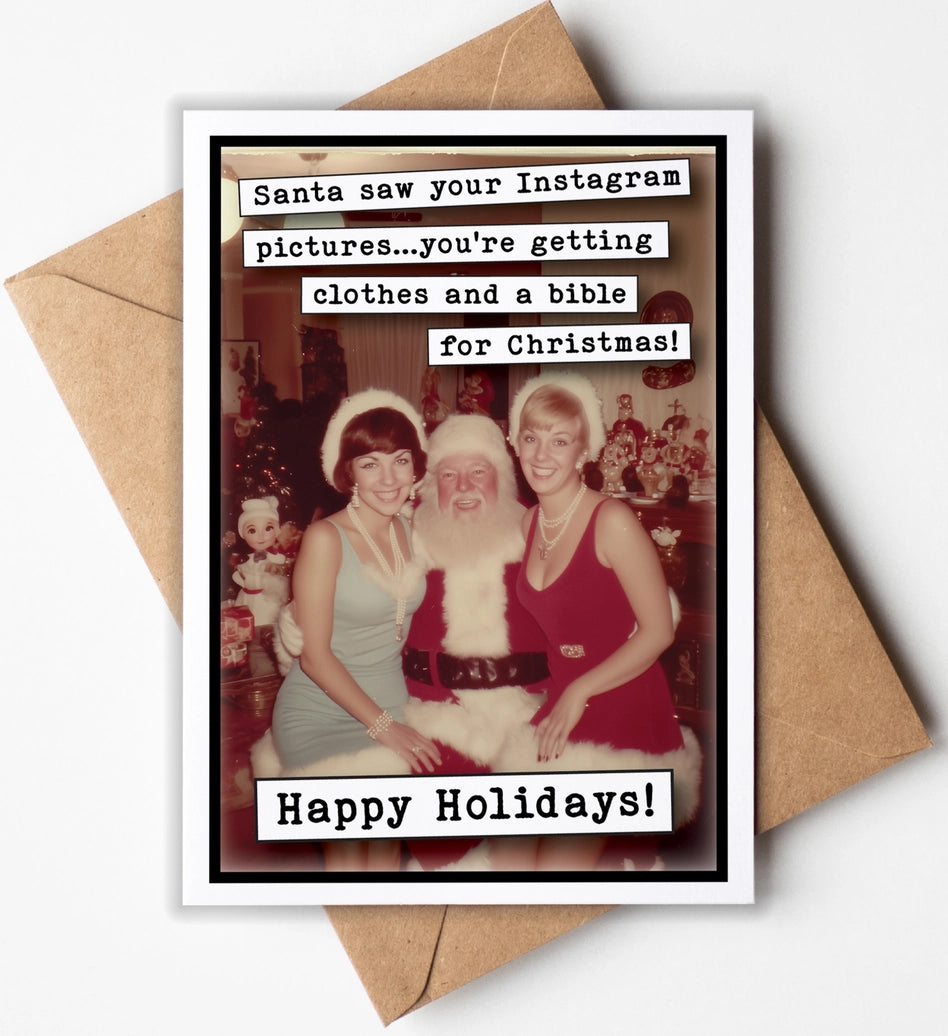 Greeting Card - Happy Holidays Funny