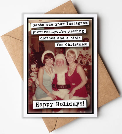 Greeting Card - Happy Holidays Funny