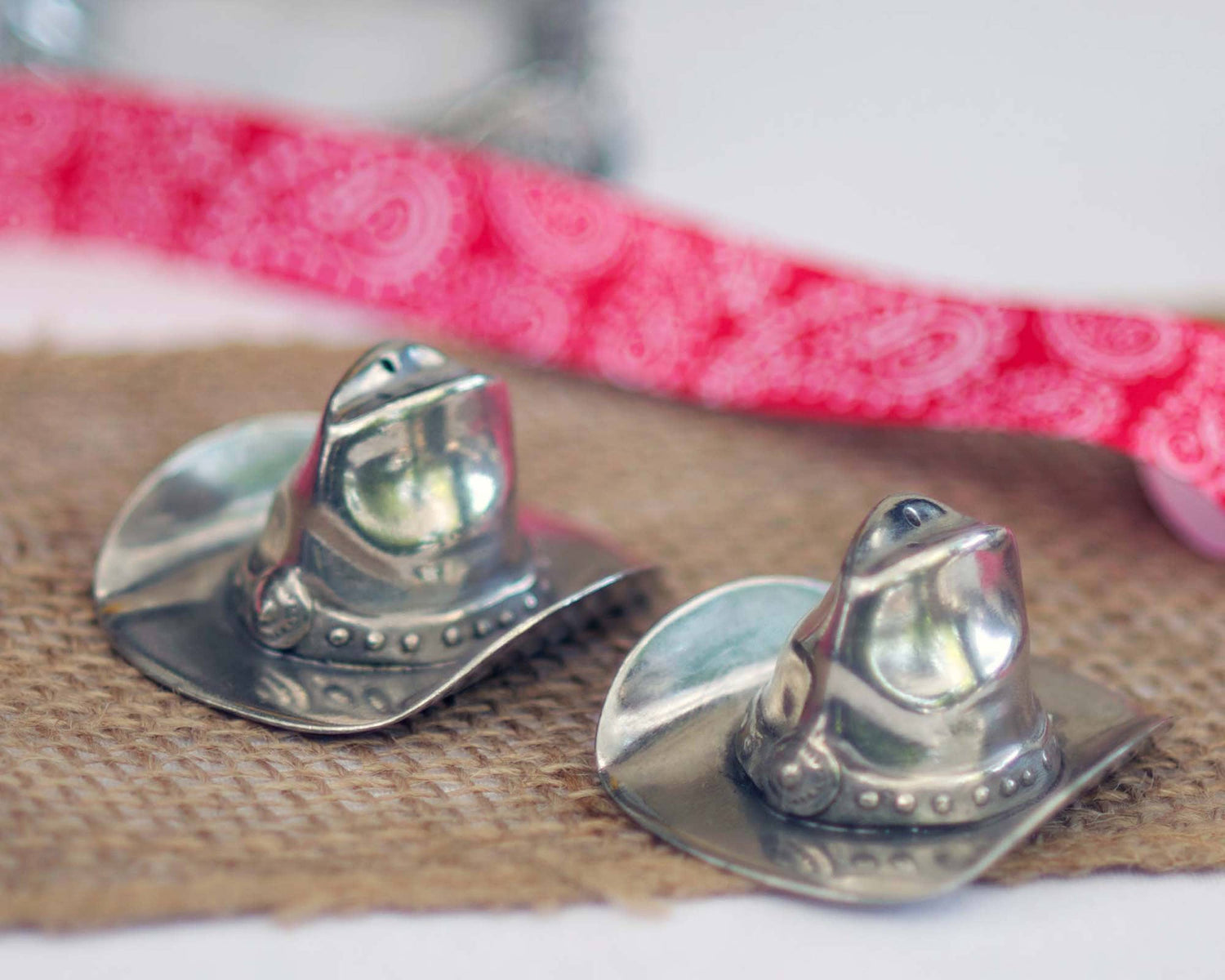 Pewter Cowboy Hat Salt &amp; Pepper Set