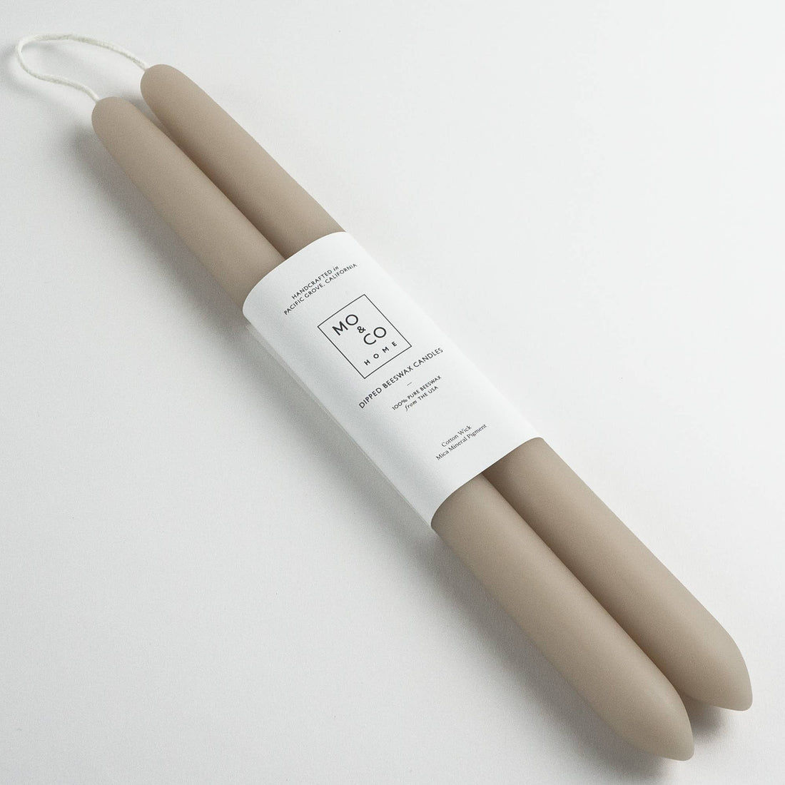 Clay Taper Candles - 10 Inch