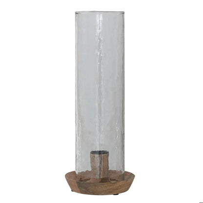 Mango Wood Taper Holder Hurricane