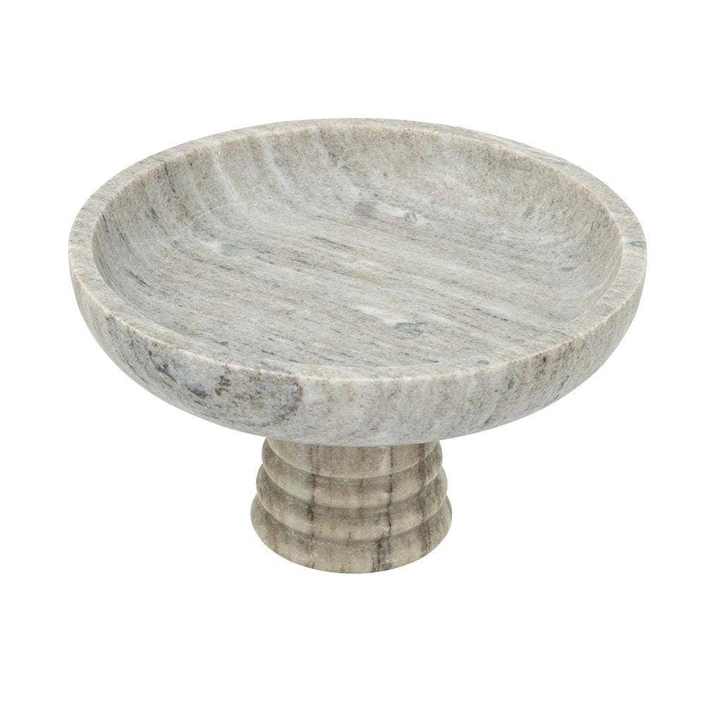 Marble Pedestal Bowl