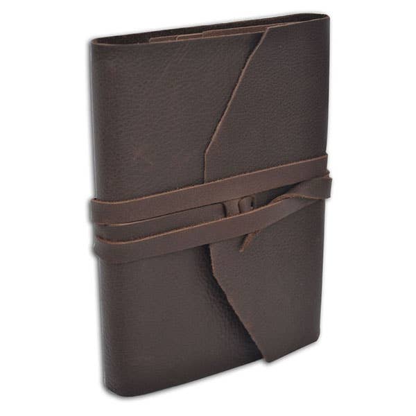 Leather Wrap Journal - Brown