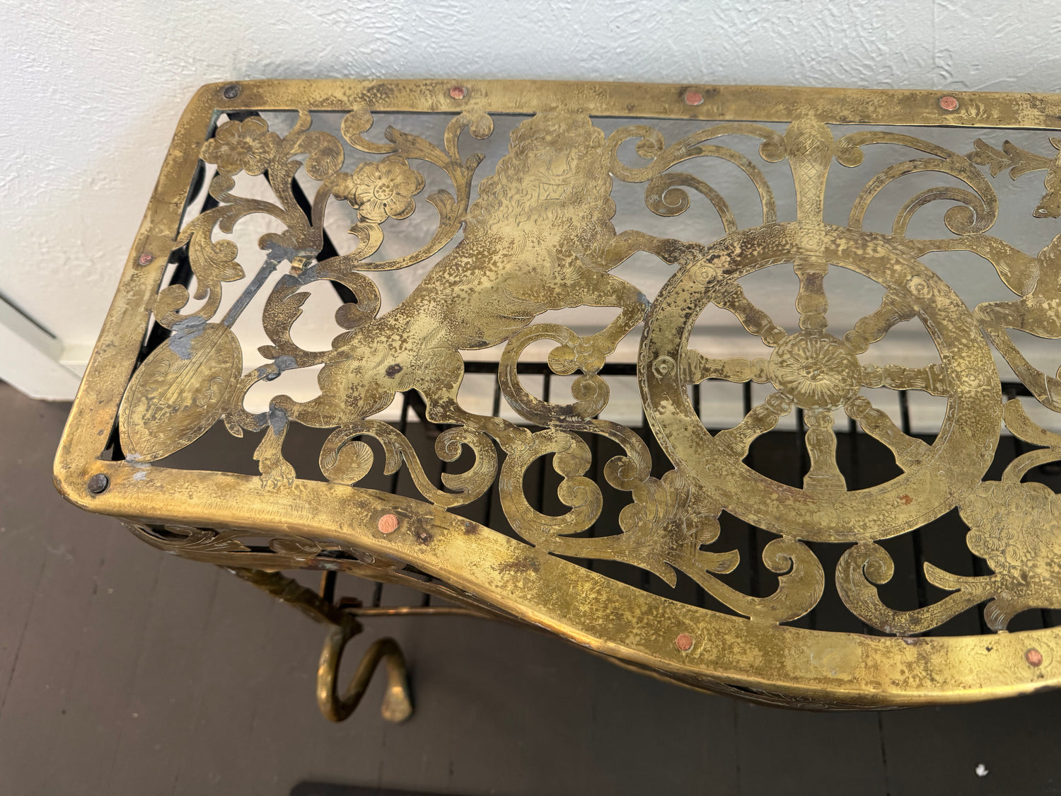 Brass Fireplace Trivet
