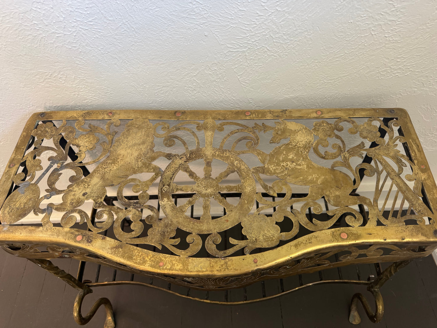 Brass Fireplace Trivet