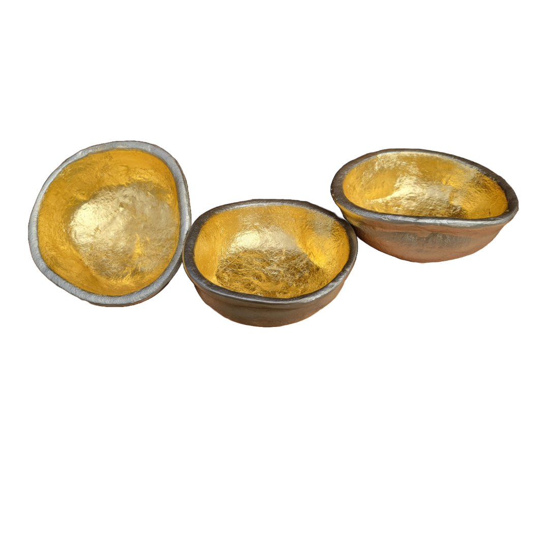 Strada Organic Cast Metal Bowl