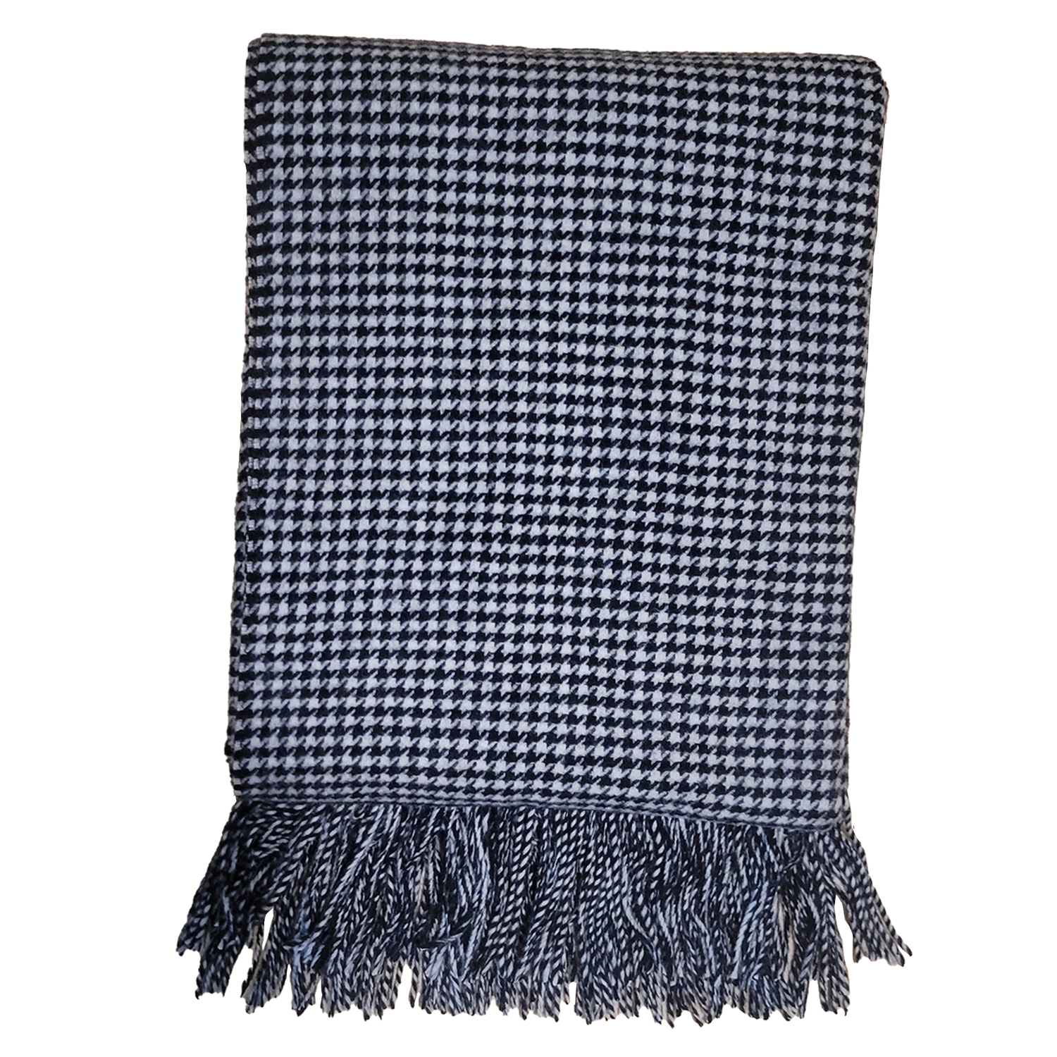 Houndstooth Woven Throw