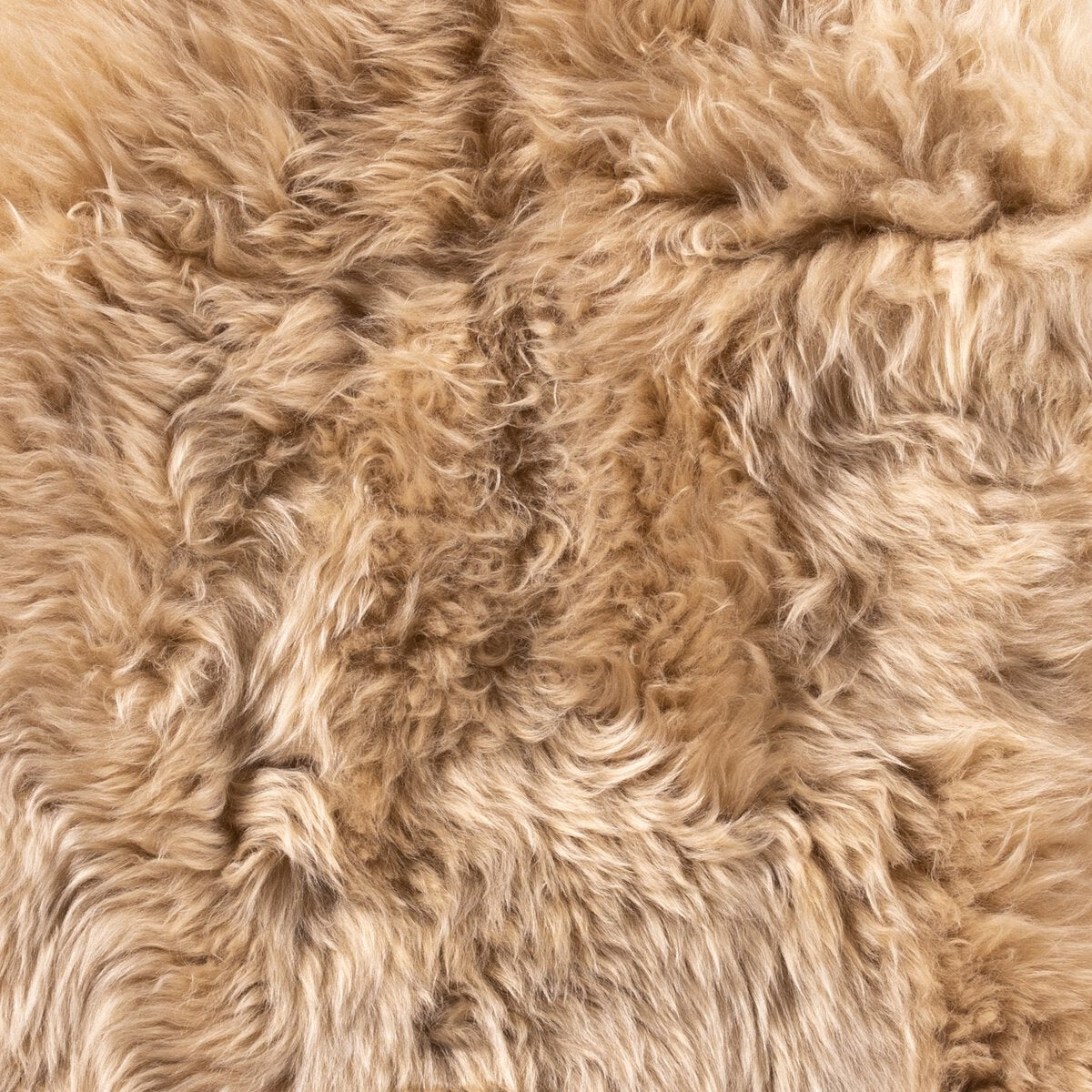 Beige Lalo Lambskin Throw