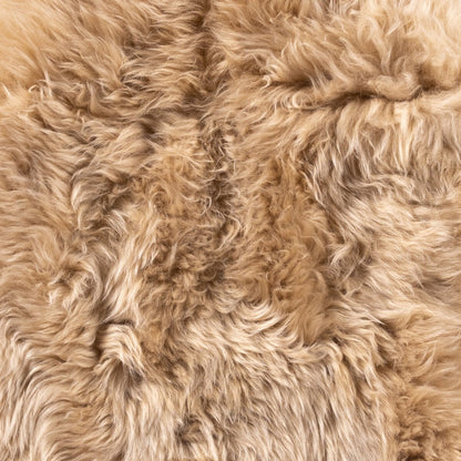 Beige Lalo Lambskin Throw