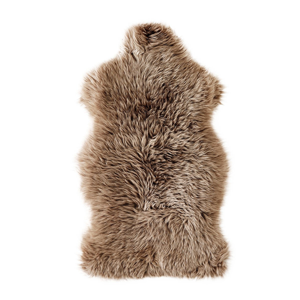 Taupe Lalo Lambskin Throw