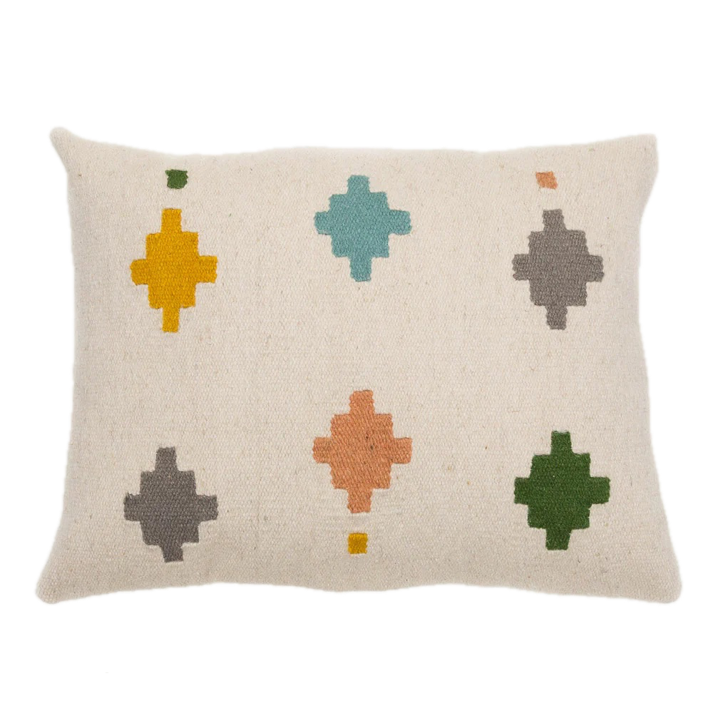 Pastel Tiles Accent Pillow