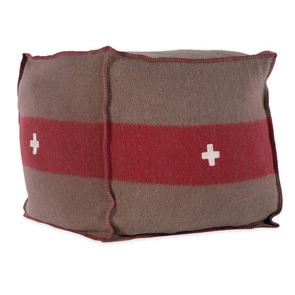 Swiss Army Pouf - Brown
