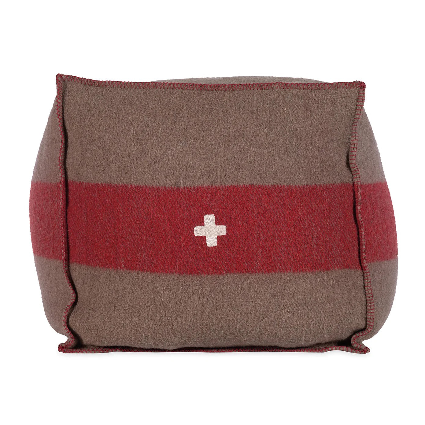 Swiss Army Pouf - Brown