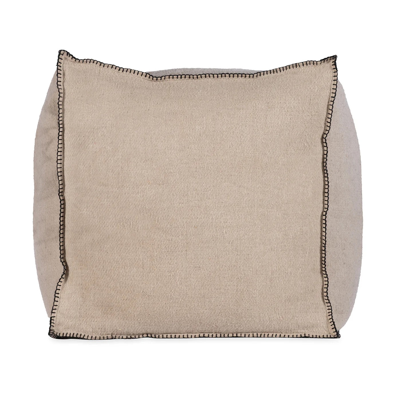 Swiss Army Pouf - Cream Short