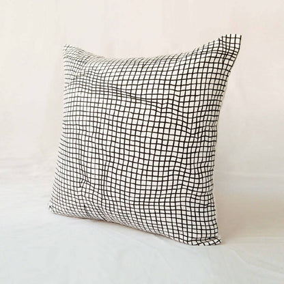 Check Print Throw Pillow