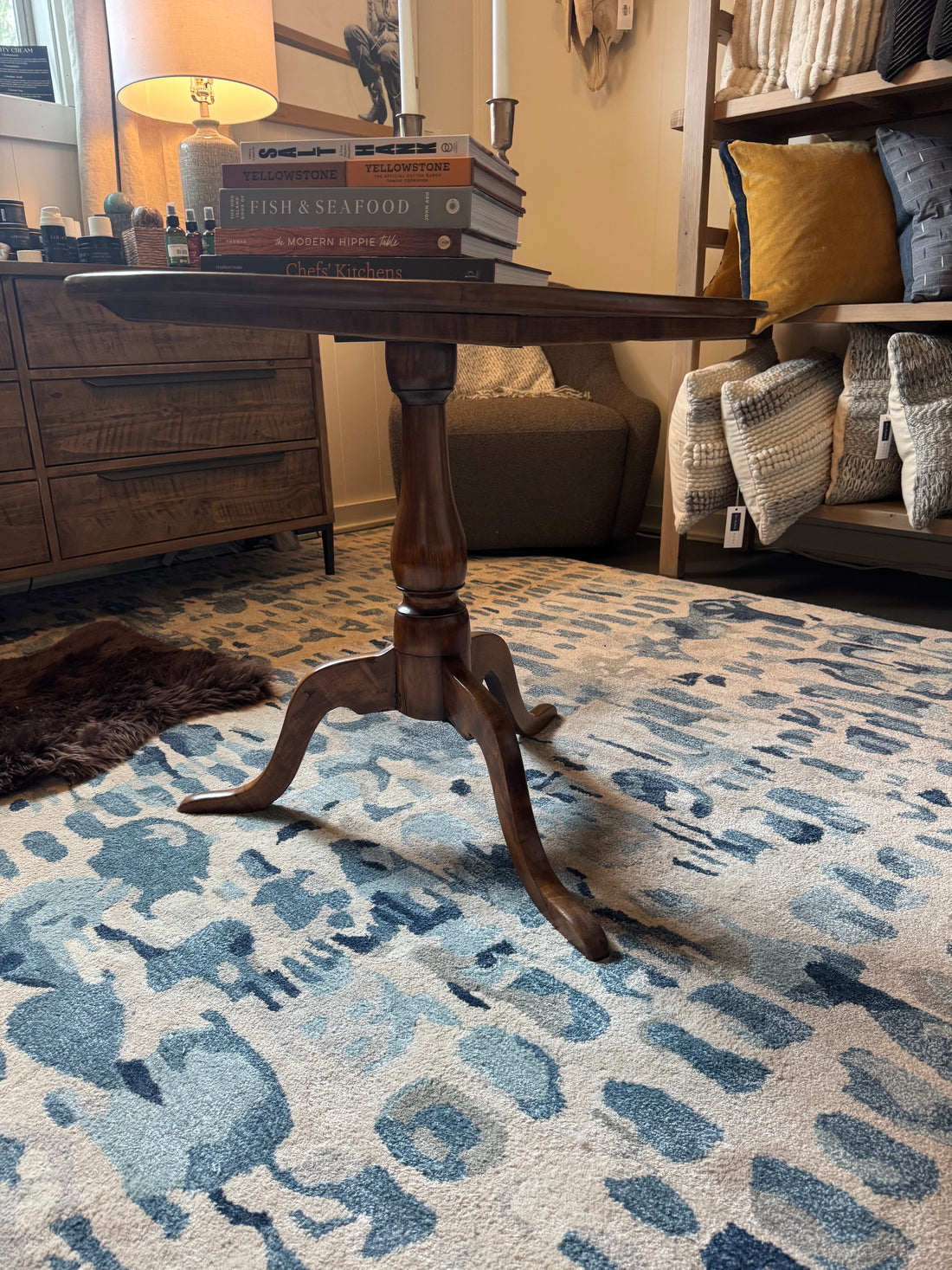 19th Century English Flip Top Table