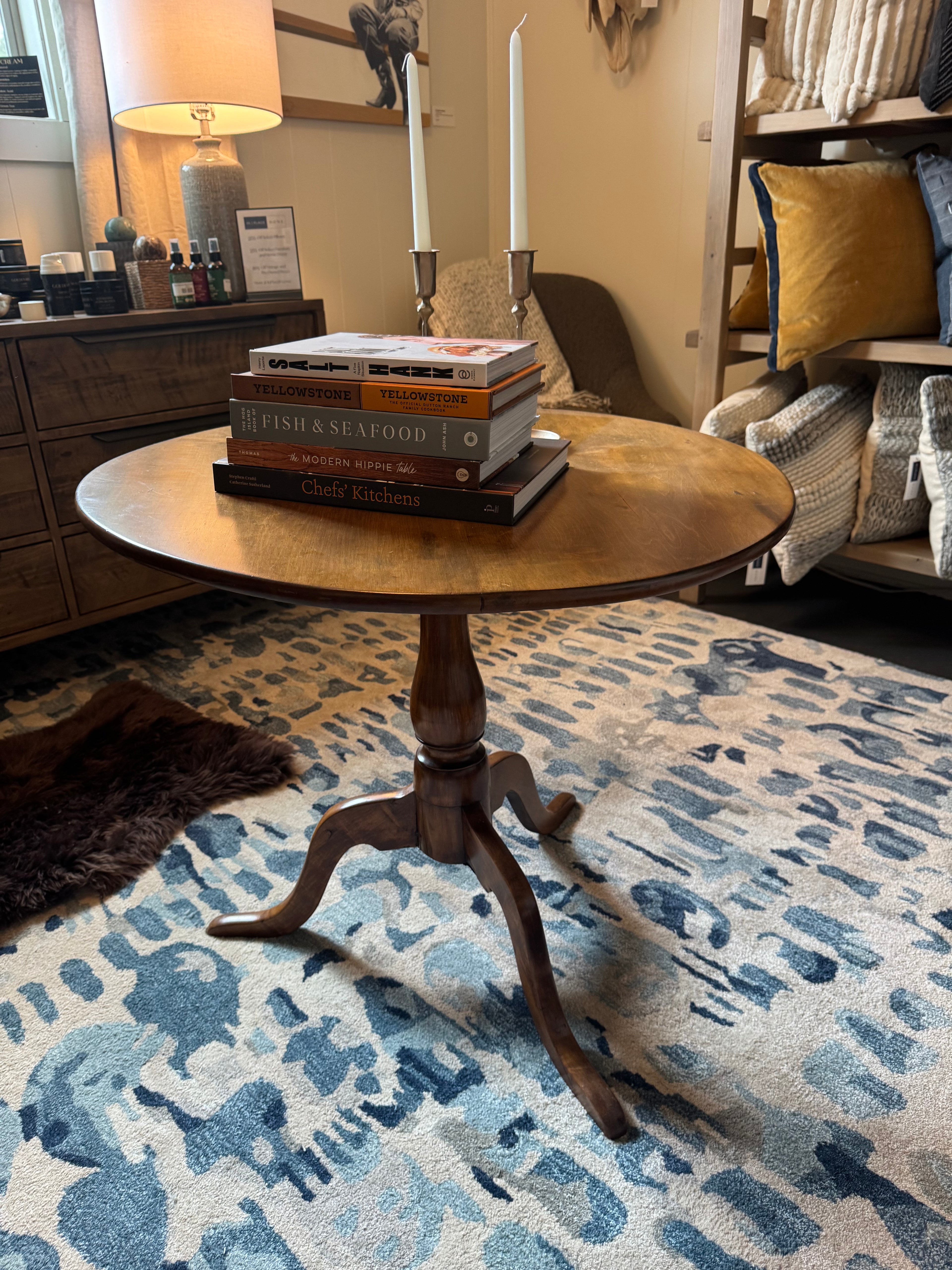 19th Century English Flip Top Table