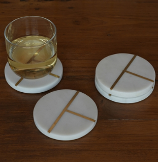 Aperture Coaster Round Set of 4