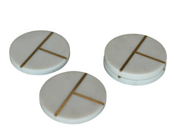 Aperture Coaster Round Set of 4